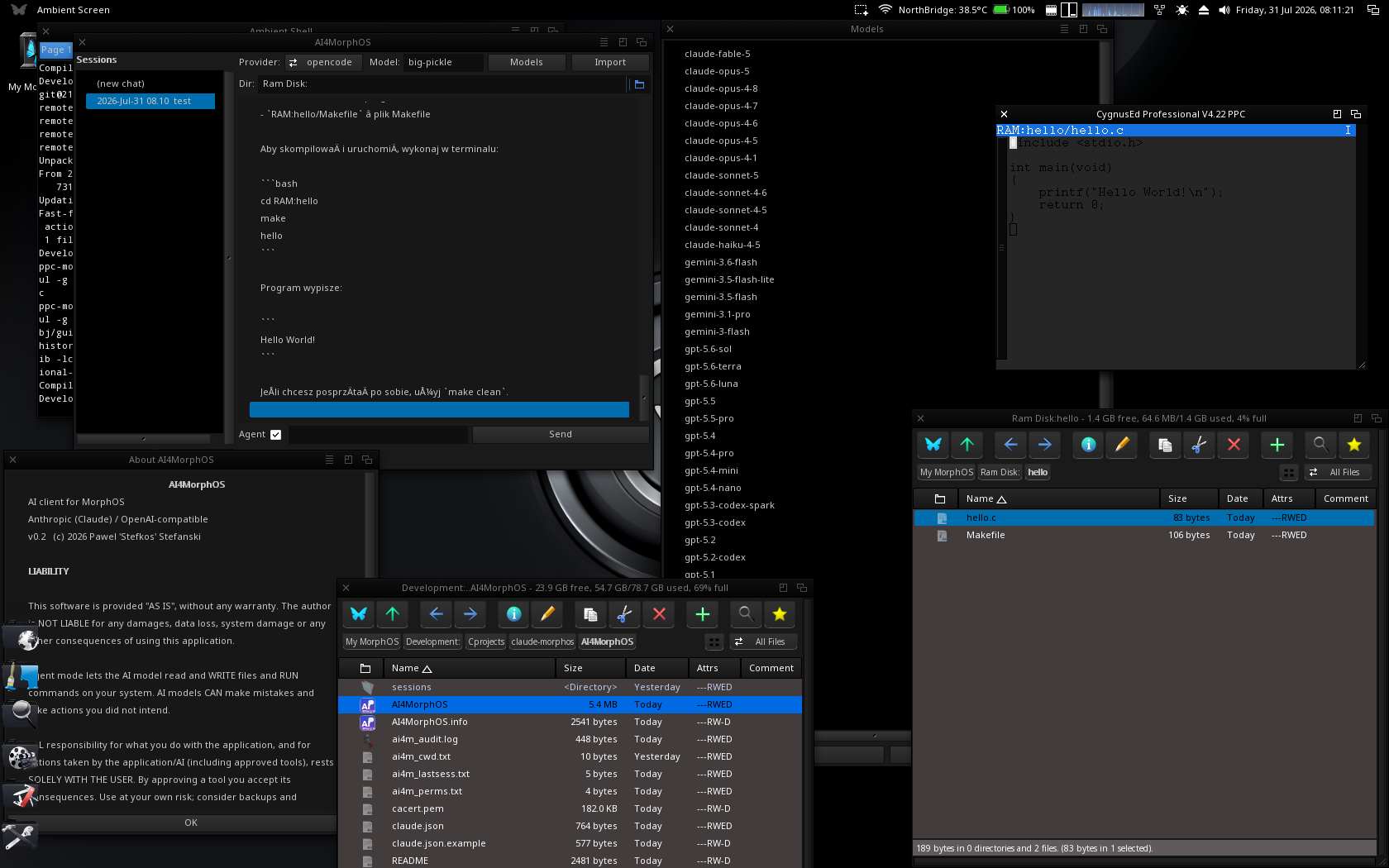AI4MorphOS 0.9