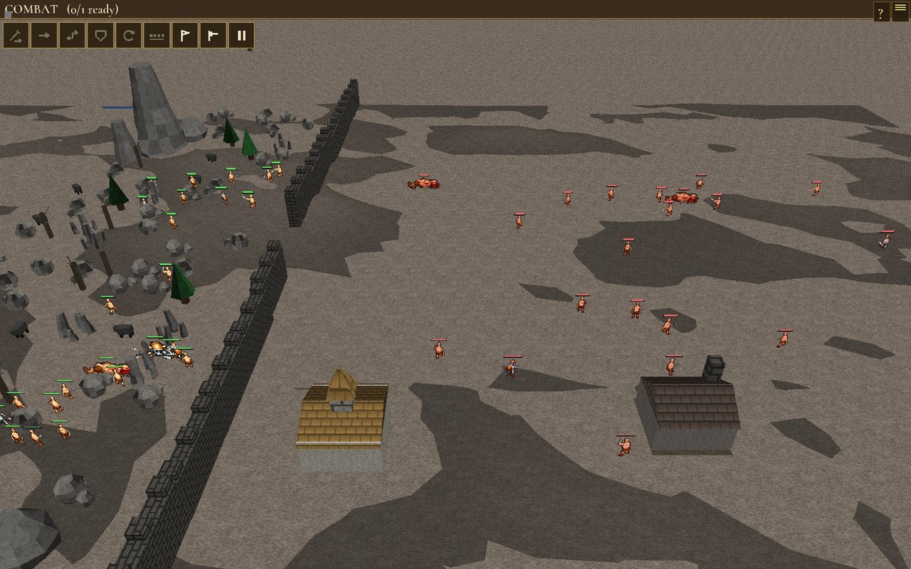 Storming a walled town
