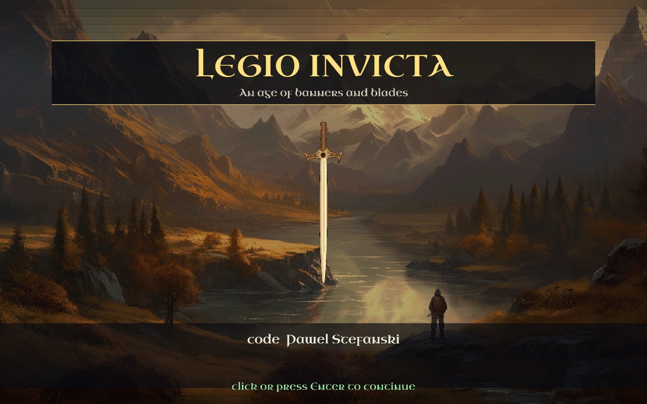 The title screen