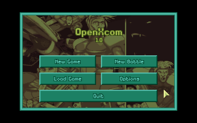 OpenXcom Main Menu