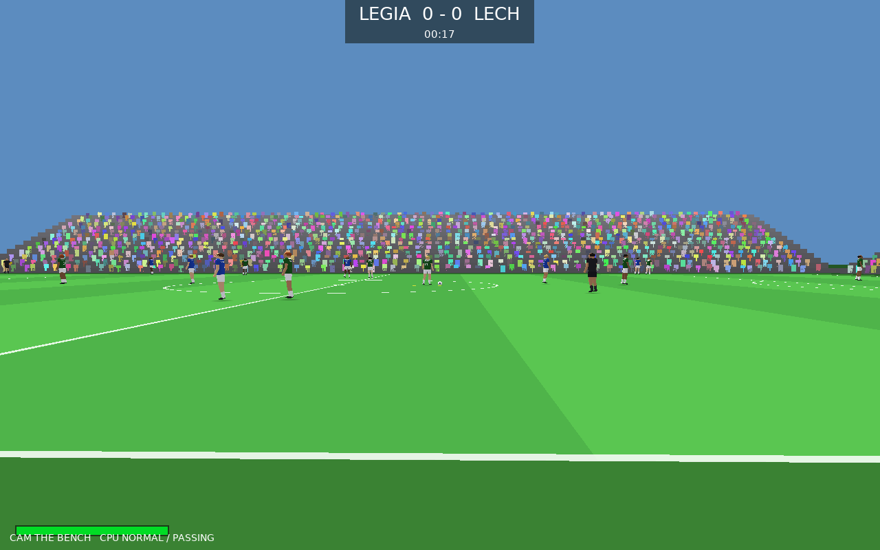 The view from the dugout at pitch level